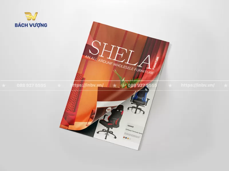 Mẫu catalogue nội thất cho sản phẩm ghế xoay đa năng