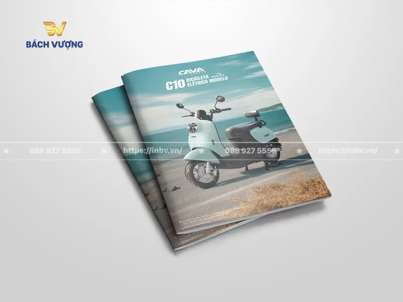 Mẫu catalogue xe đạp điện phong c&aacute;ch scooter