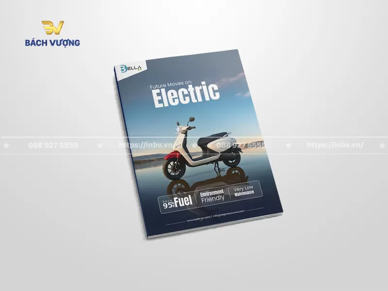 Mẫu catalogue xe điện đẹp, tối giản, sang trọng