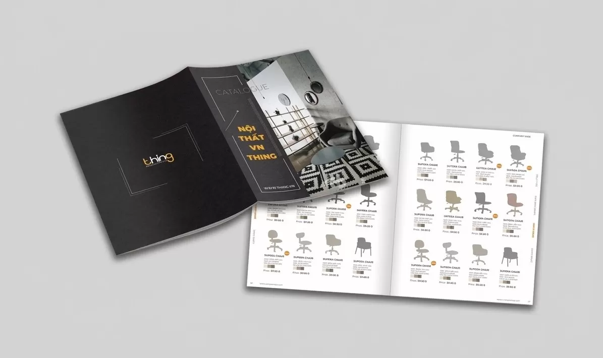 Dịch vụ in catalogue nội thất - B&aacute;ch Vượng