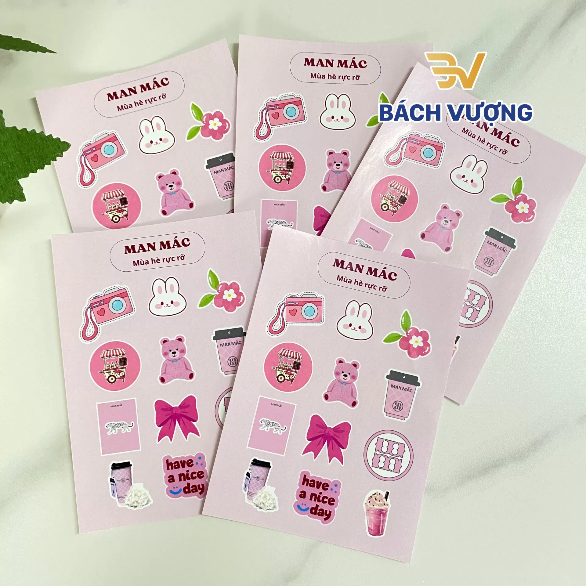 Xưởng in sticker tại H&agrave; Nội - B&aacute;ch Vượng
