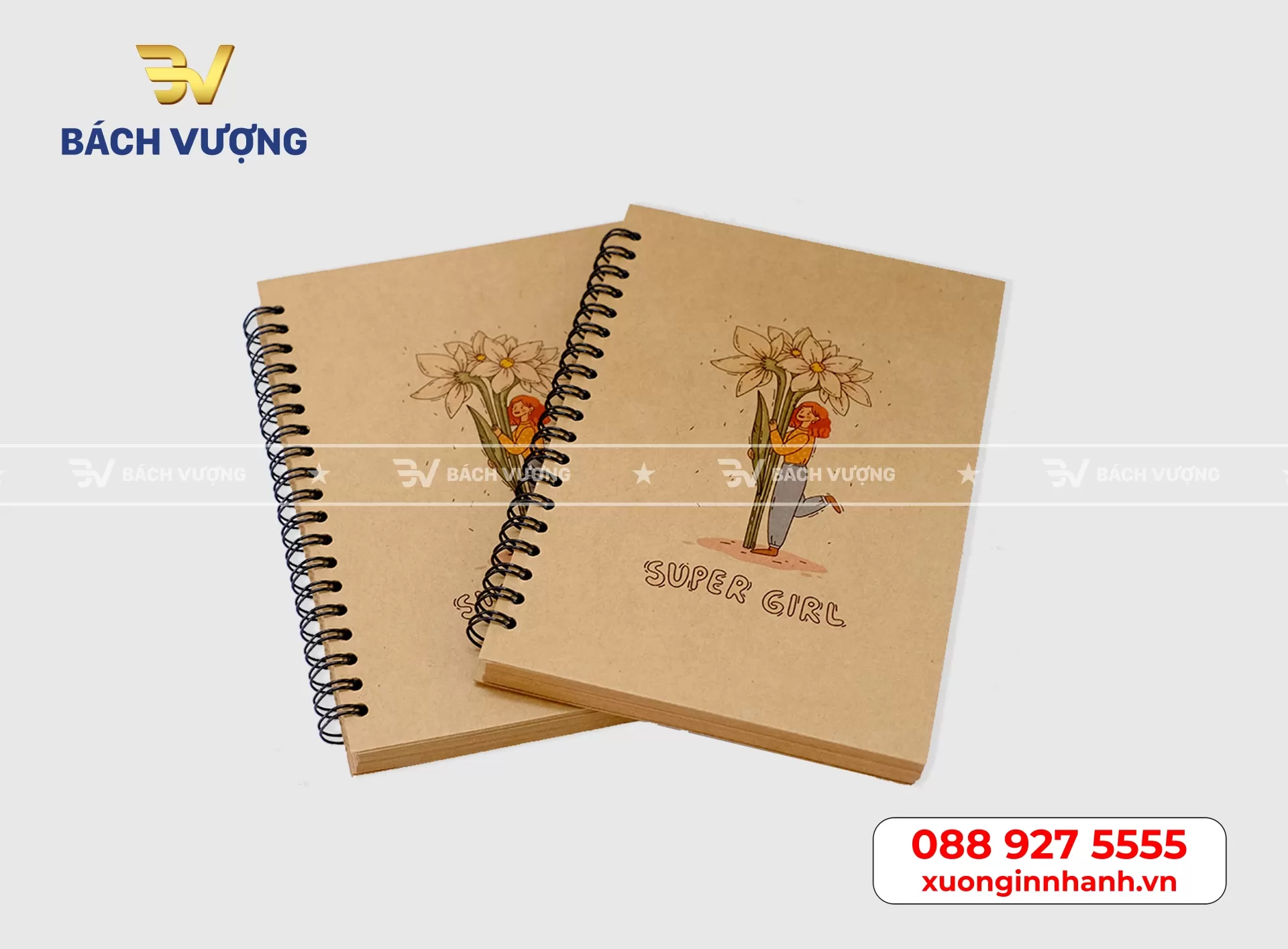 Mẫu sổ tay l&ograve; xo tại B&aacute;ch Vượng