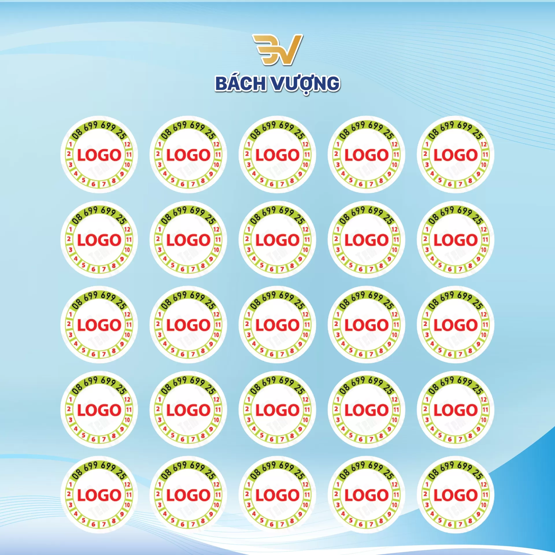 Dịch vụ in tem bảo h&agrave;nh gi&aacute; rẻ tại H&agrave; Nội - B&aacute;ch Vượng