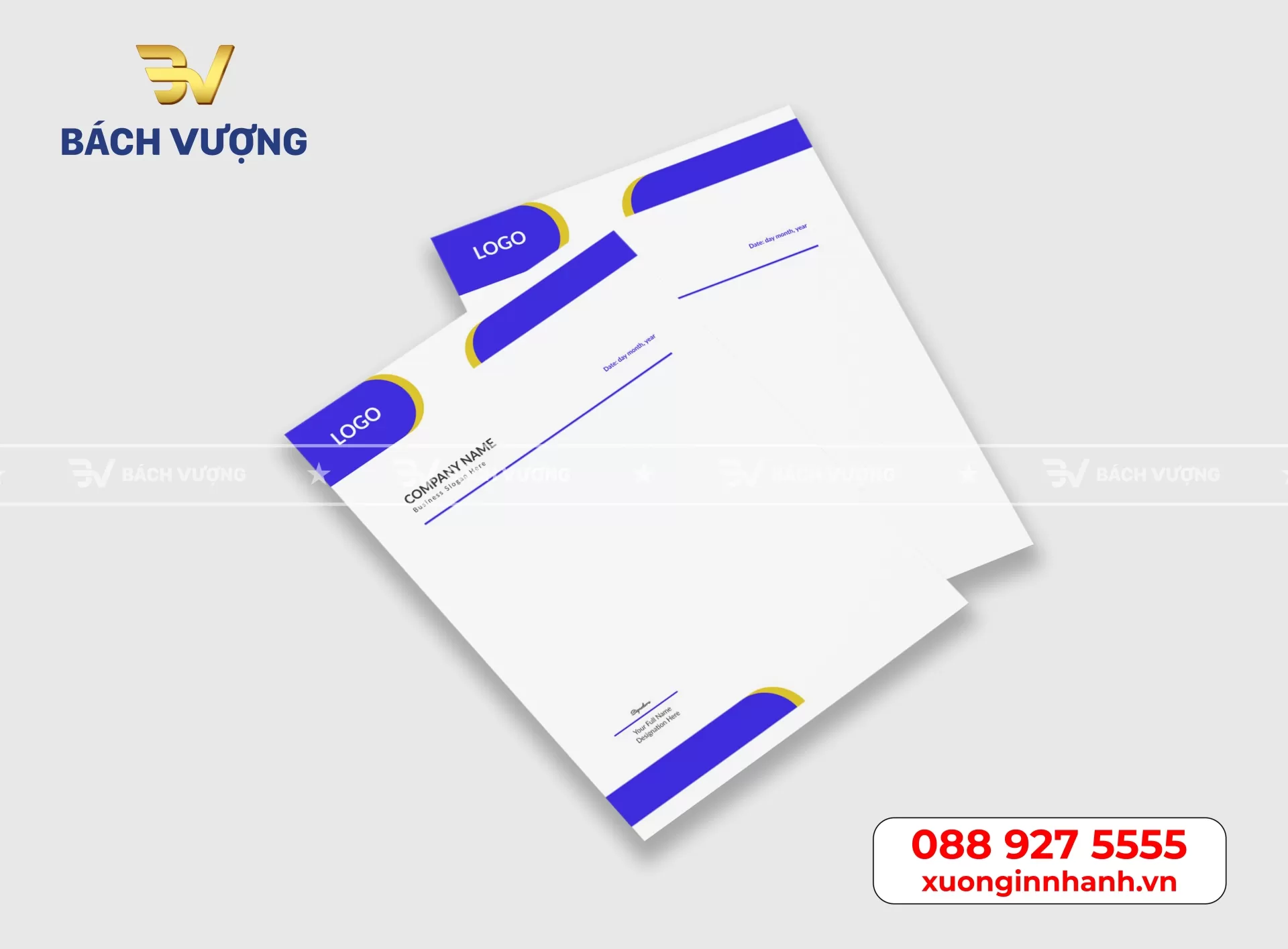 Dịch vụ in ti&ecirc;u đề thư tại B&aacute;ch Vượng