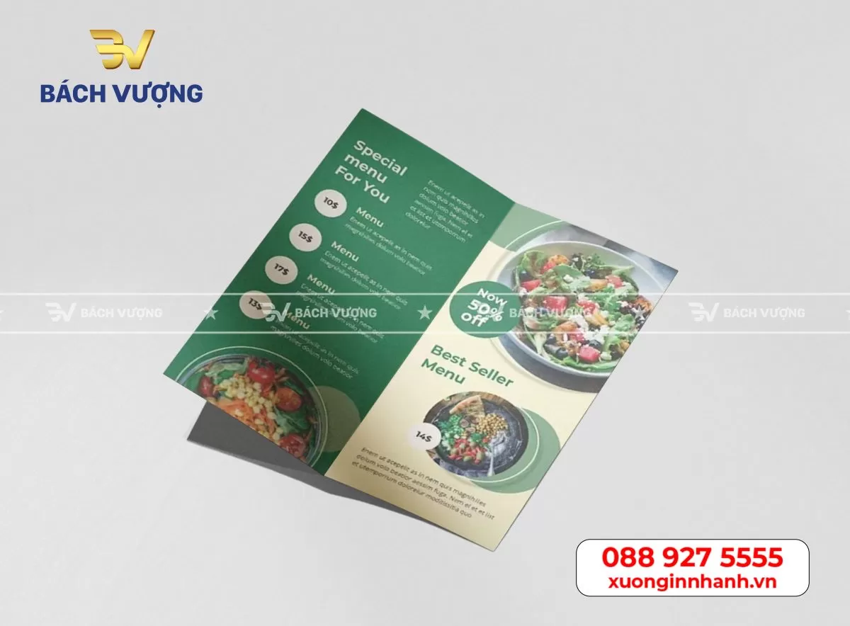  Tổng hợp [10+] mẫu tờ rơi tờ gấp tham khảo tại B&aacute;ch Vượng