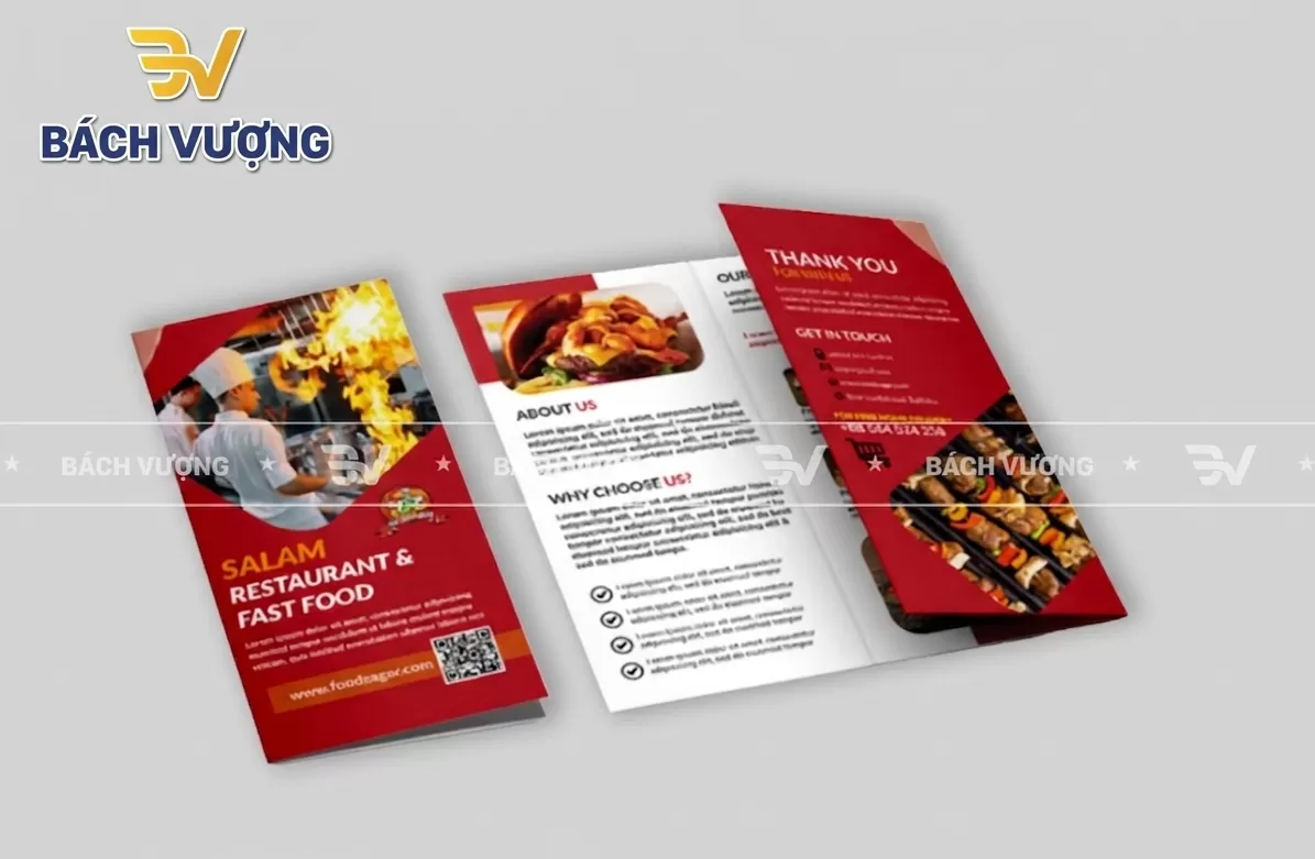 Dịch vụ in tờ gấp - B&aacute;ch Vượng