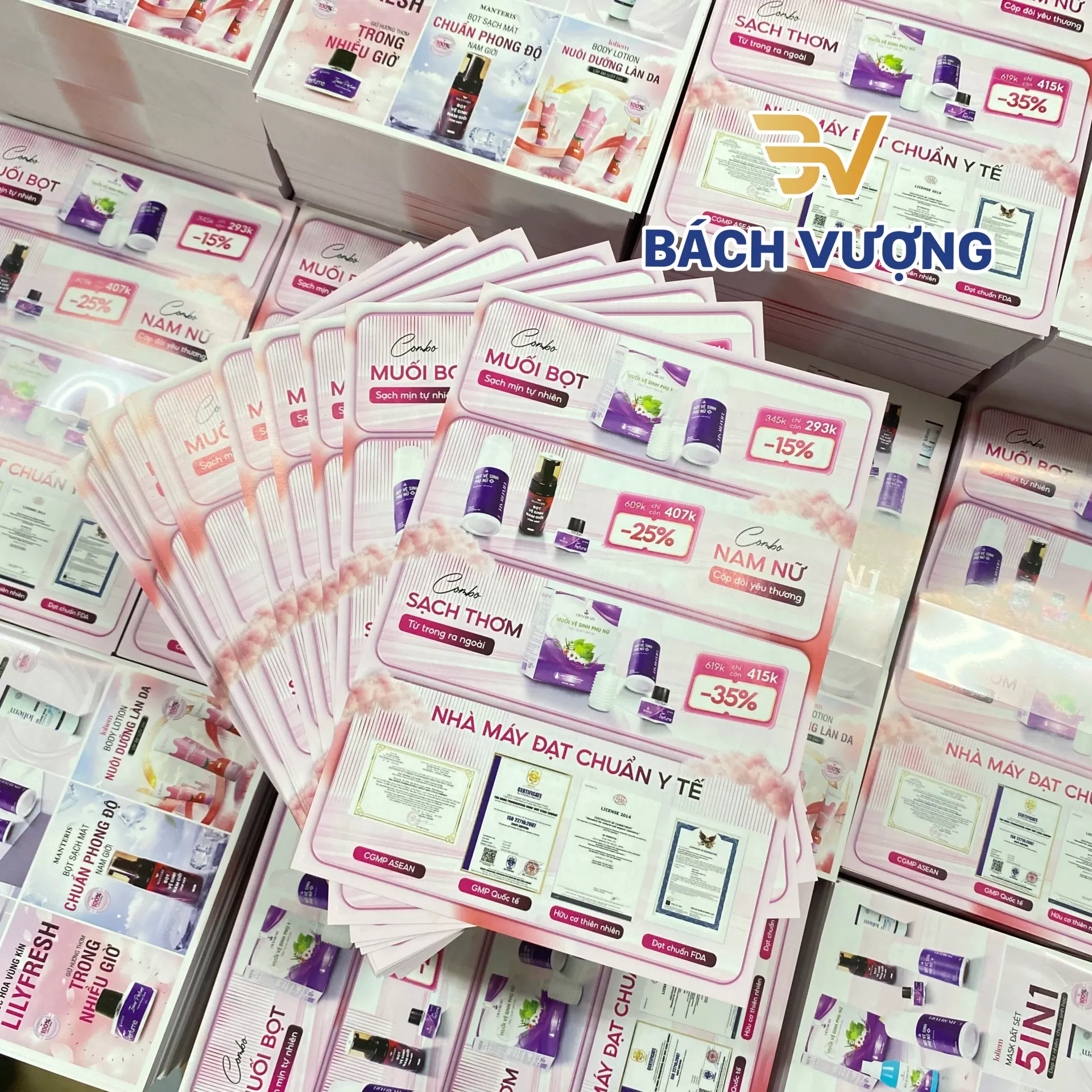 B&aacute;ch Vượng - xưởng in tờ rơi, tờ gấp gi&aacute; rẻ tại H&agrave; Nội