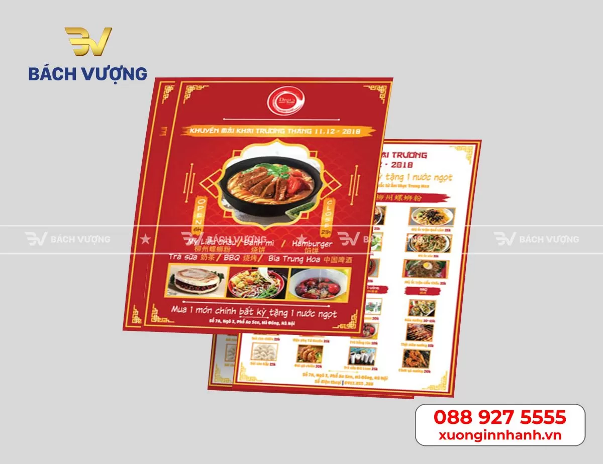  Tổng hợp [10+] mẫu tờ rơi tờ gấp tham khảo tại B&aacute;ch Vượng