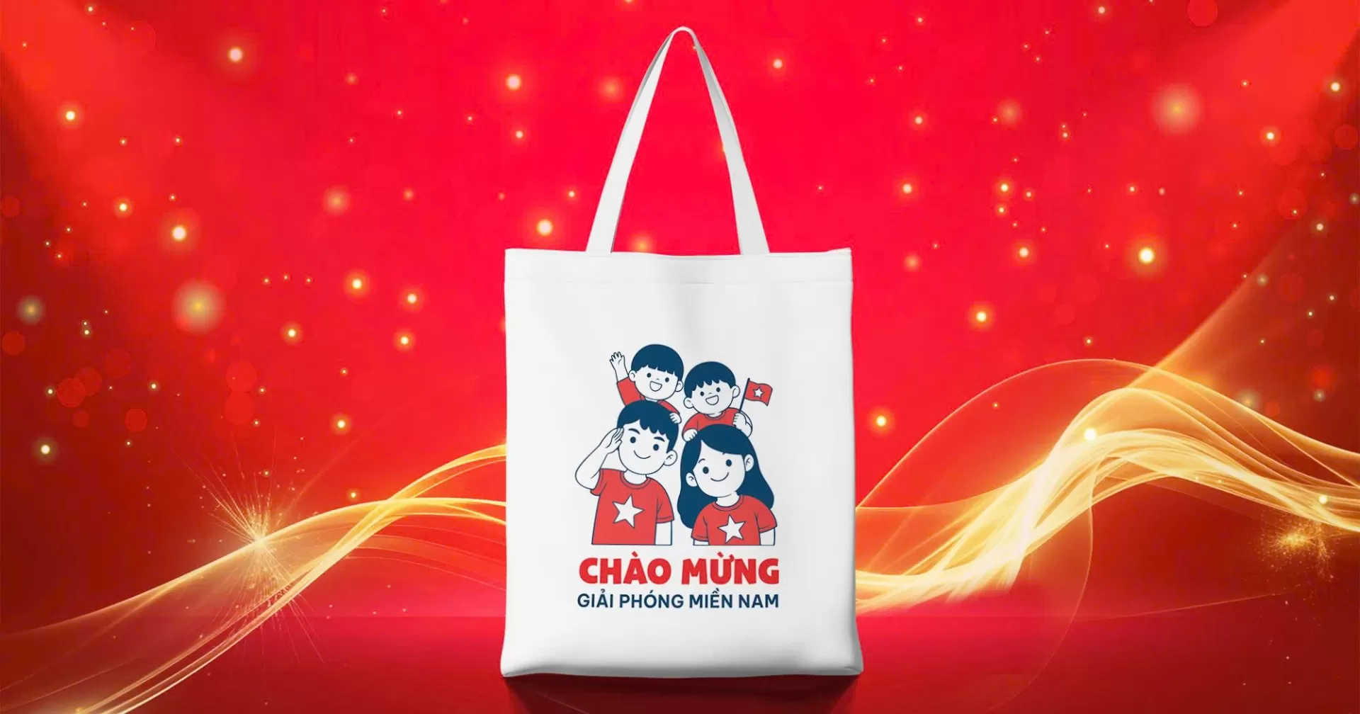 Các mẫu túi vải dịp lễ 30/04-01/05 tại Bách Vượng