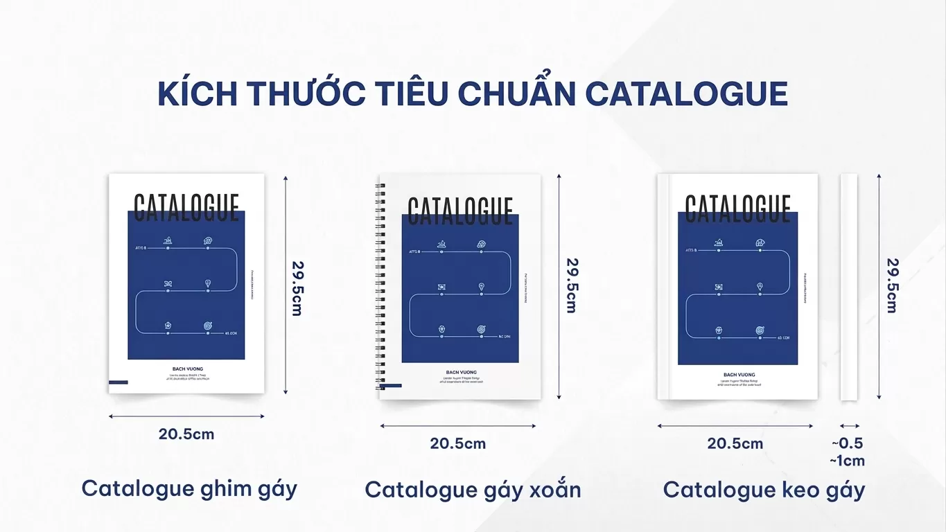 K&iacute;ch thước Catalogue A4 chuẩn