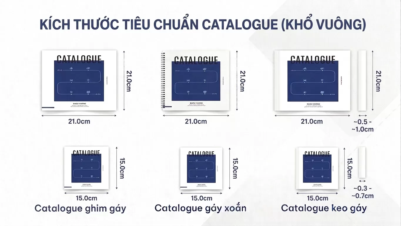 K&iacute;ch thước Catalogue vu&ocirc;ng 