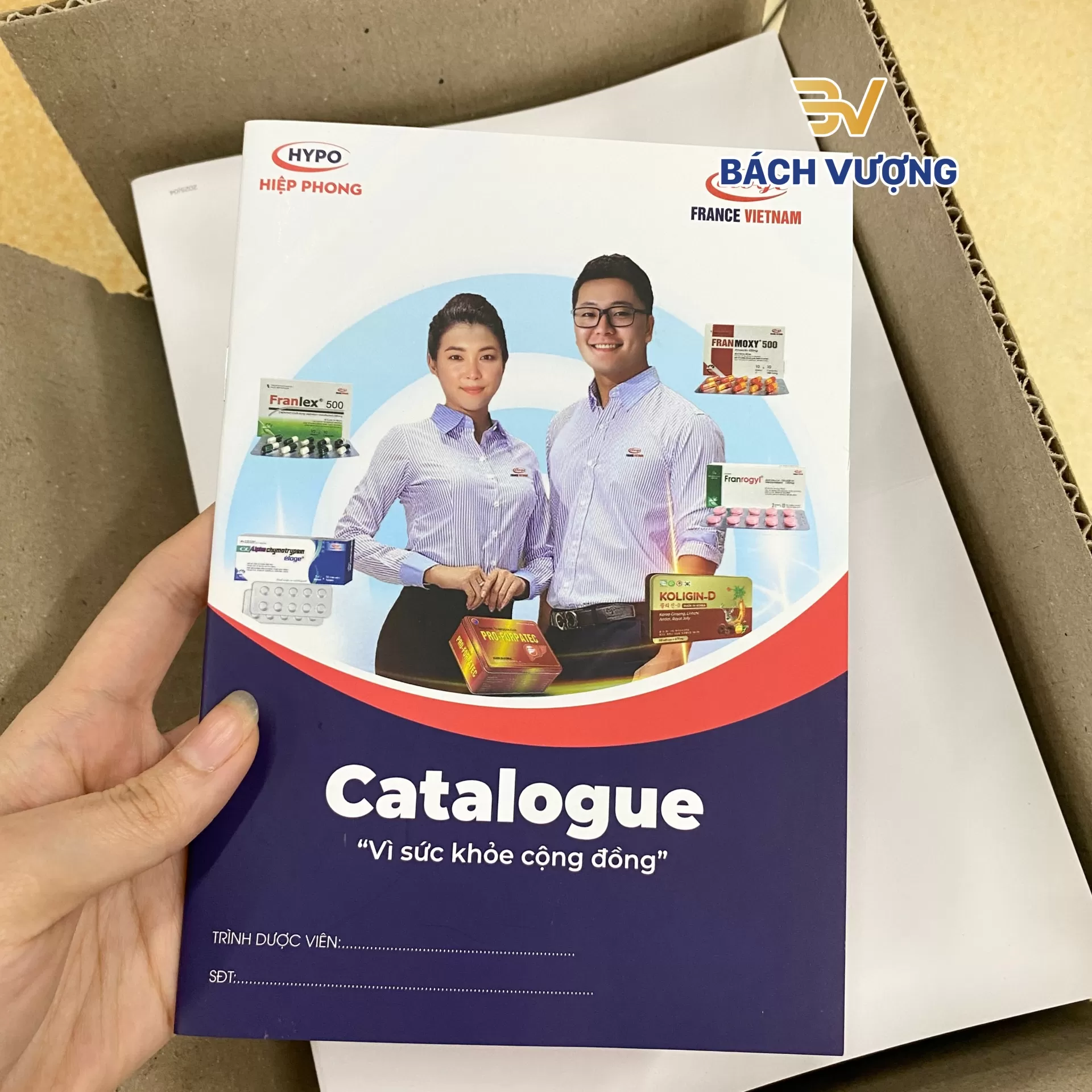 Mẫu in catalogue thực phẩm chức năng 
