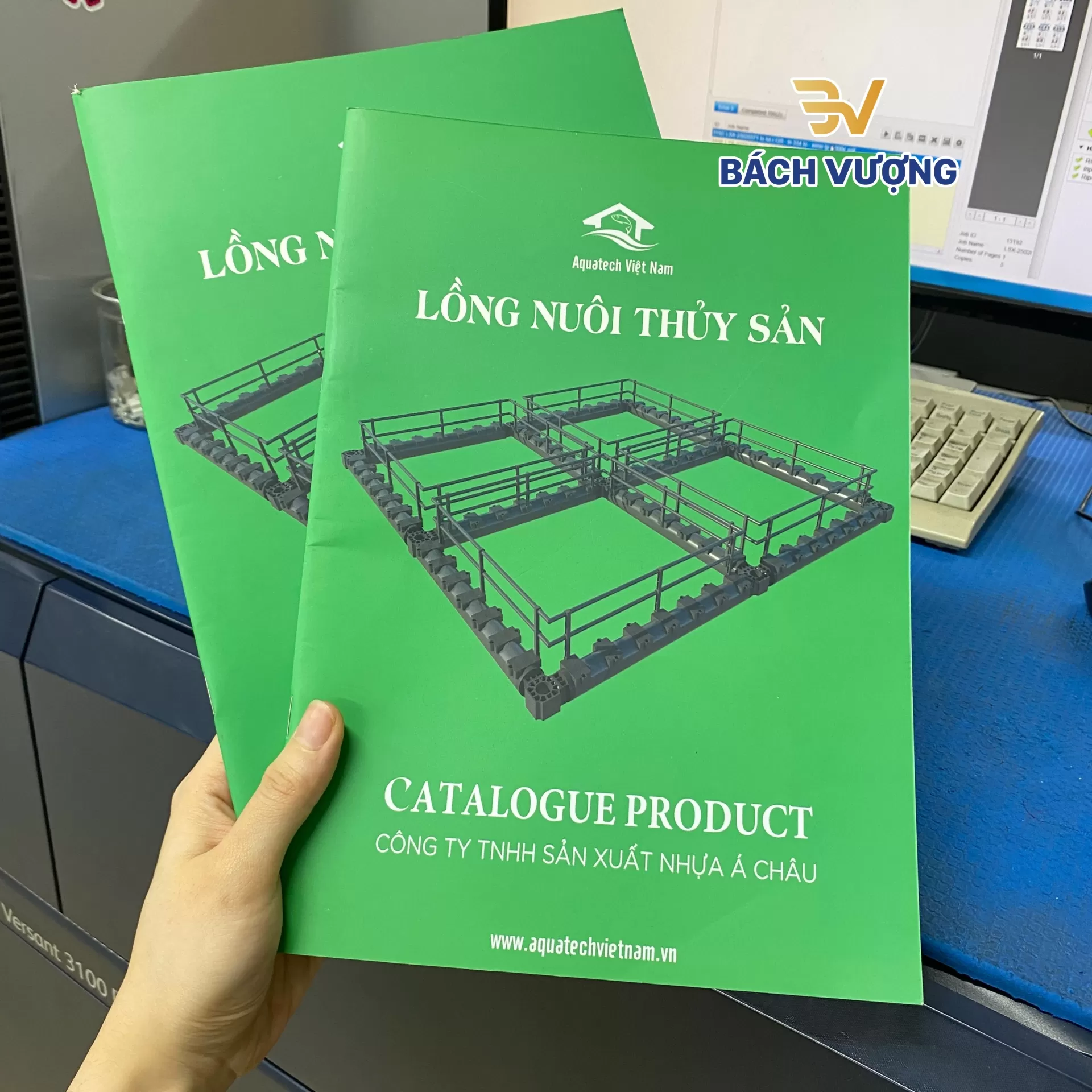 Mẫu in catalogue sản phẩm lồng nu&ocirc;i thủy sản 
