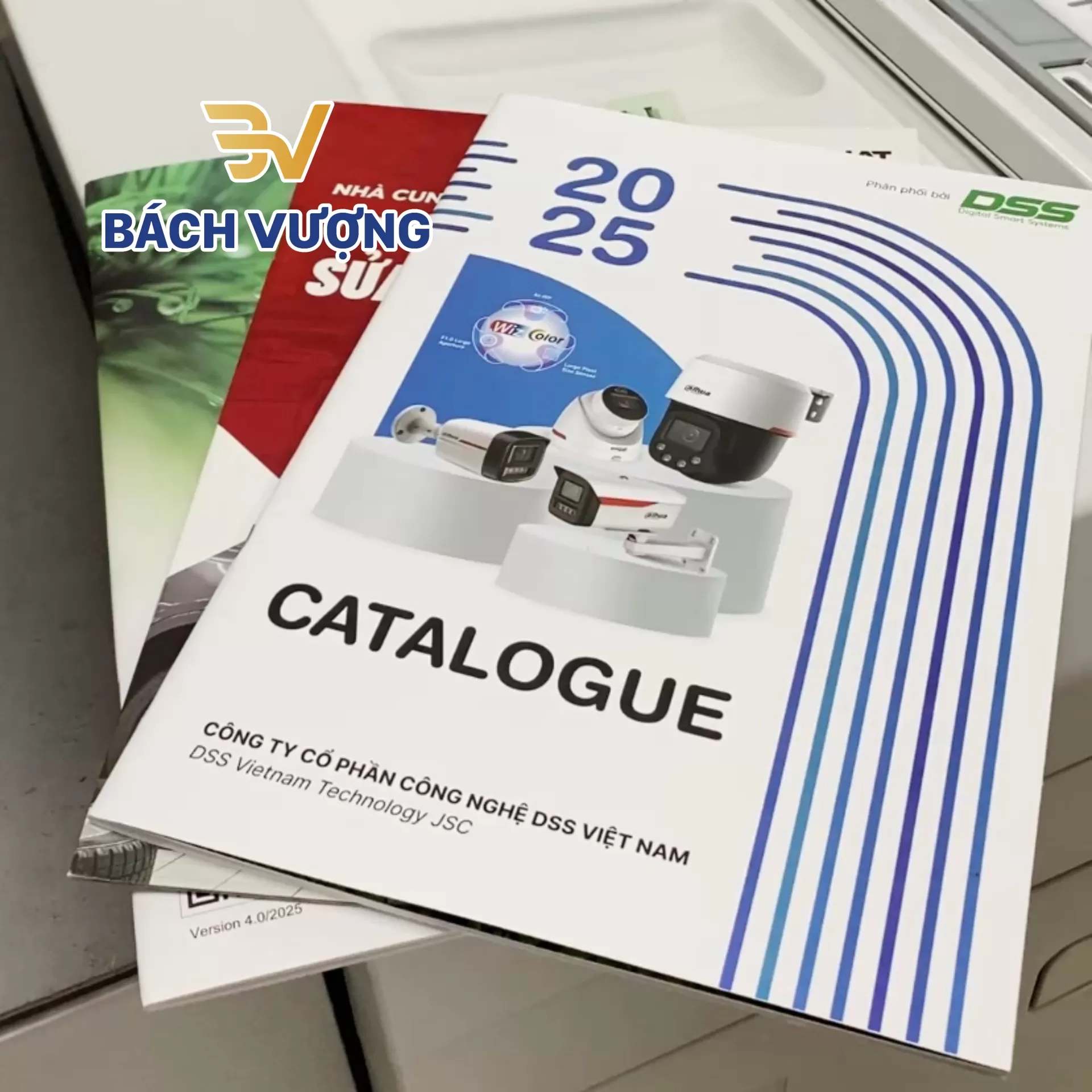 Mẫu in catalogue sản phẩm camera an ninh