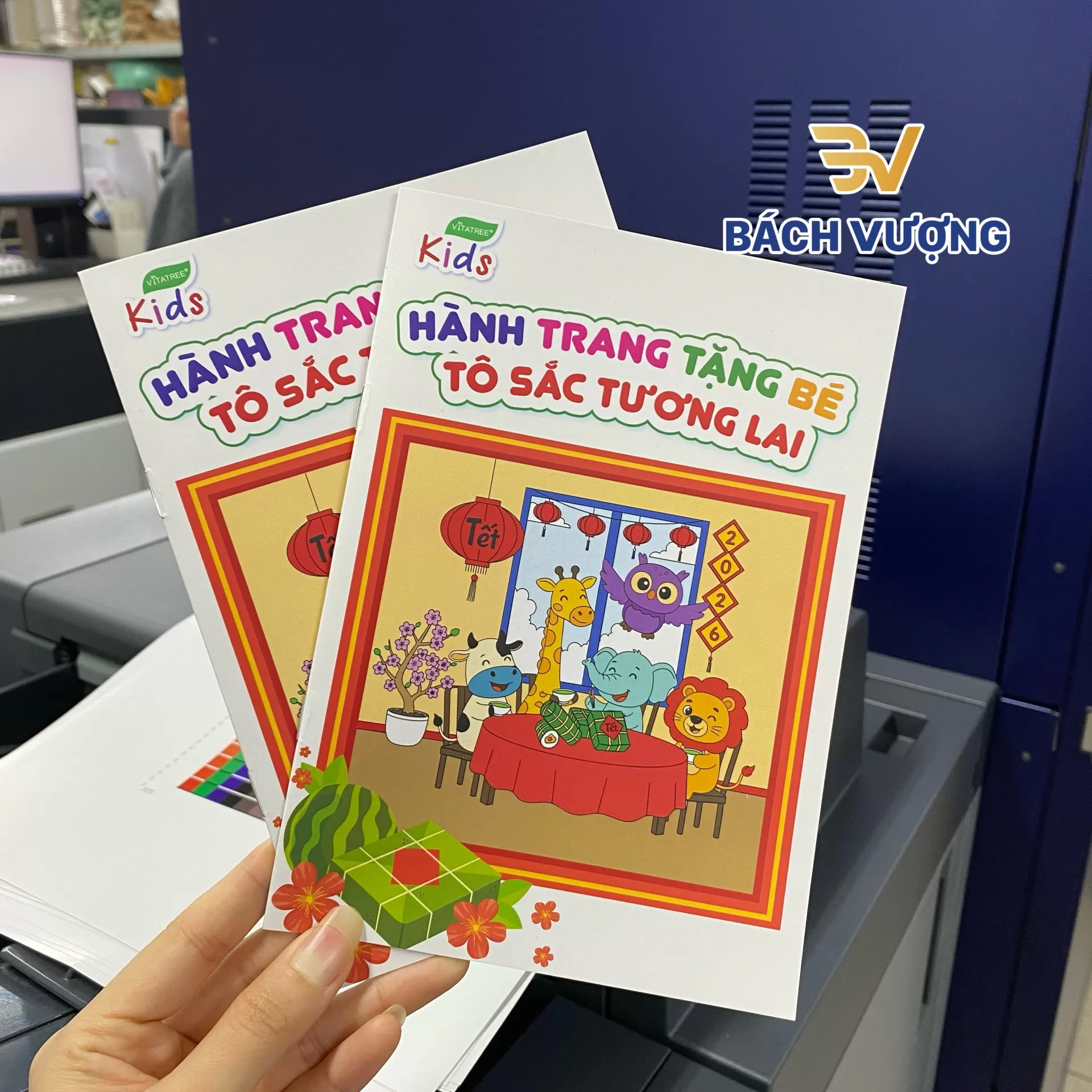 Mẫu in catalogue dạng ấn phẩm cho b&eacute; 