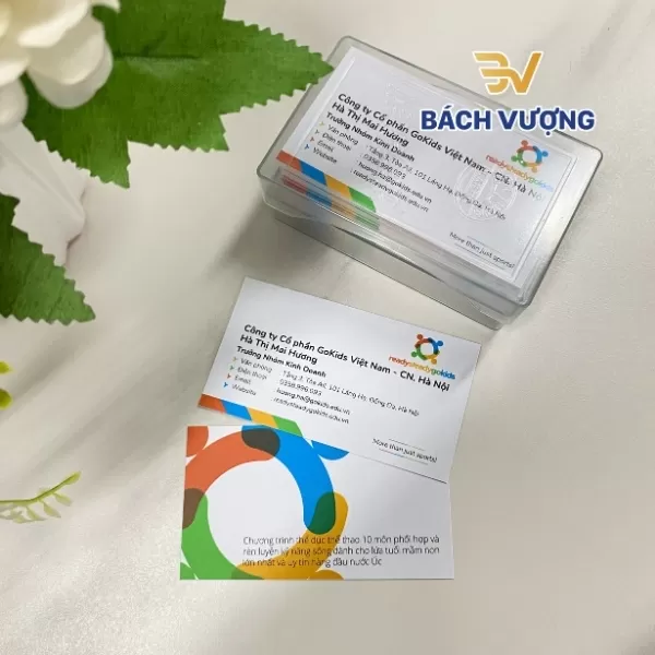danh thiếp cho doanh nghiệp c&oacute; m&agrave;u sắc nổi bật 