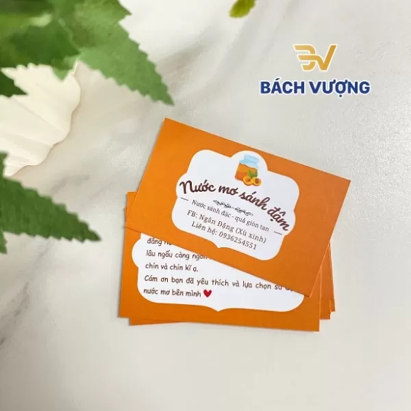 danh thiếp cho qu&aacute;n f&b