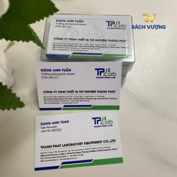 danh thiếp cho trưởng ph&ograve;ng kinh doanh 