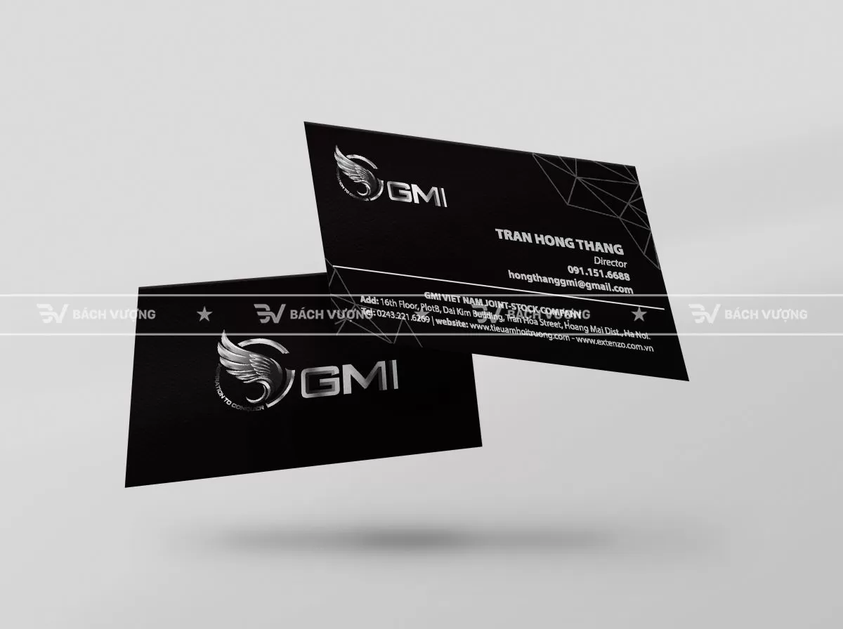 Dịch vụ in card visit giá rẻ, lấy ngay tại Hà Nội - Bách Vượng