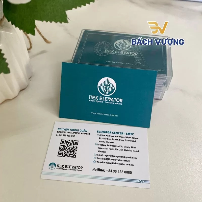 Mẫu danh thiếp cao cấp, s&aacute;ng tạo tại B&aacute;ch Vượng
