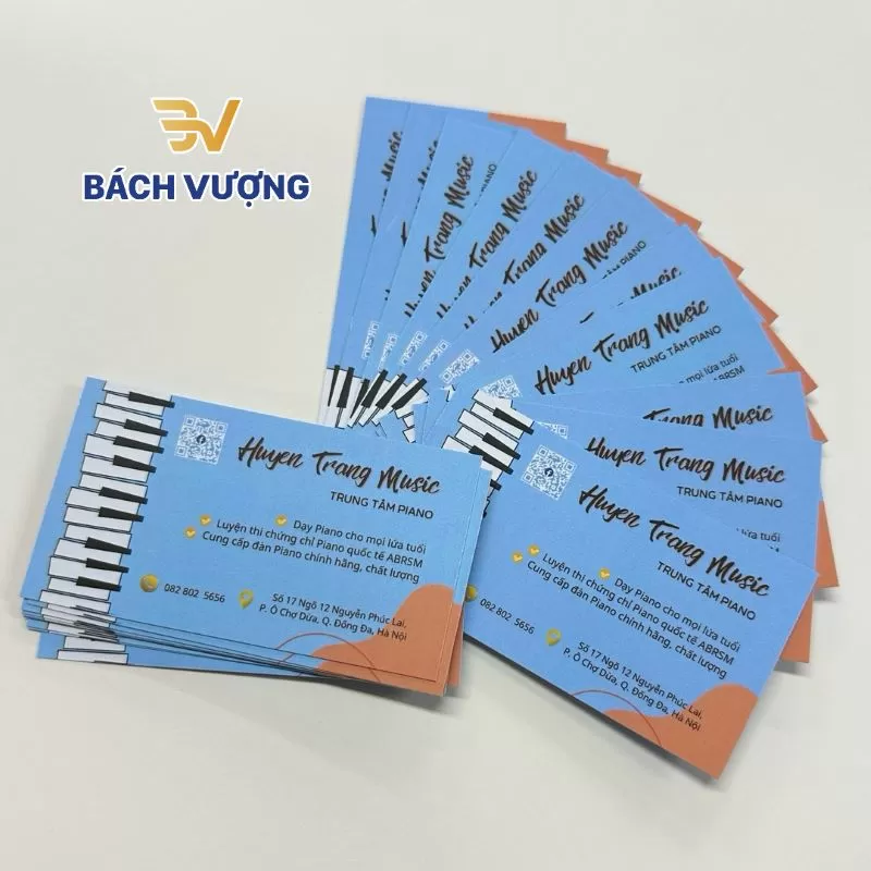 Dịch vụ in card visit chuyên nghiệp tại Bách Vượng