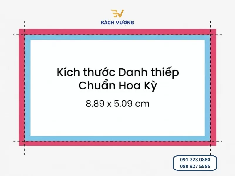 Kích thước card visit - Bách Vượng