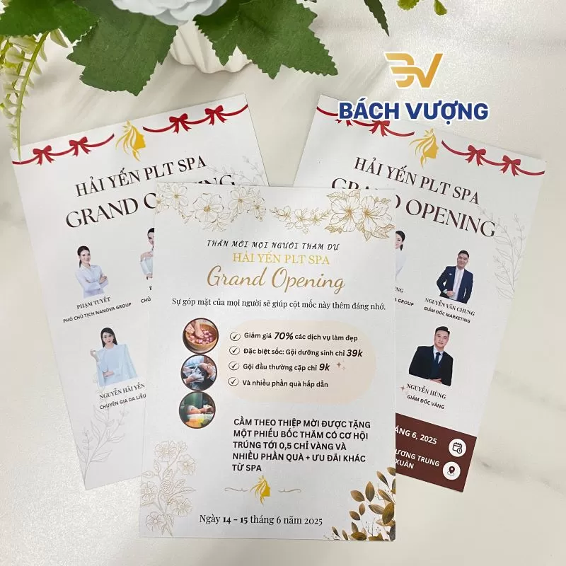 In thiệp theo yêu cầu giá rẻ tại Hà Nội
