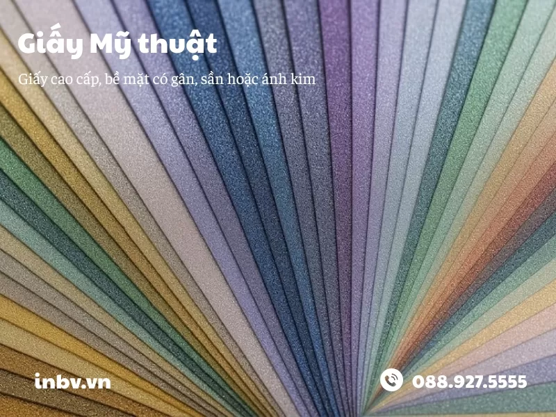 Giấy mỹ thuật - D&ograve;ng giấy cao cấp trong in ấn catalogue