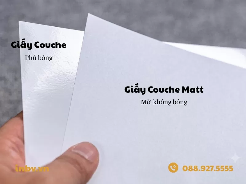 D&ograve;ng giấy Couche trong in phong b&igrave; thư