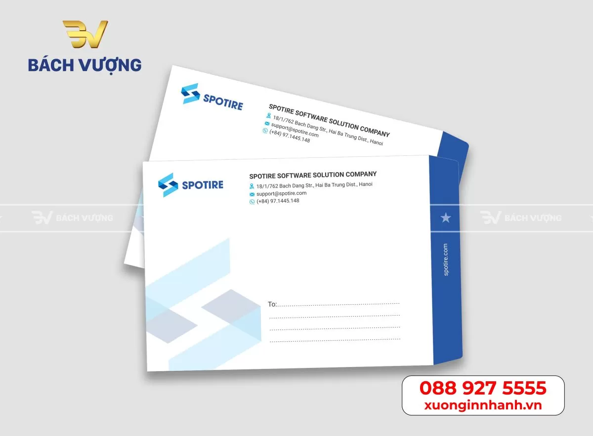 Mẫu phong b&igrave; khổ lớn tại B&aacute;ch Vượng