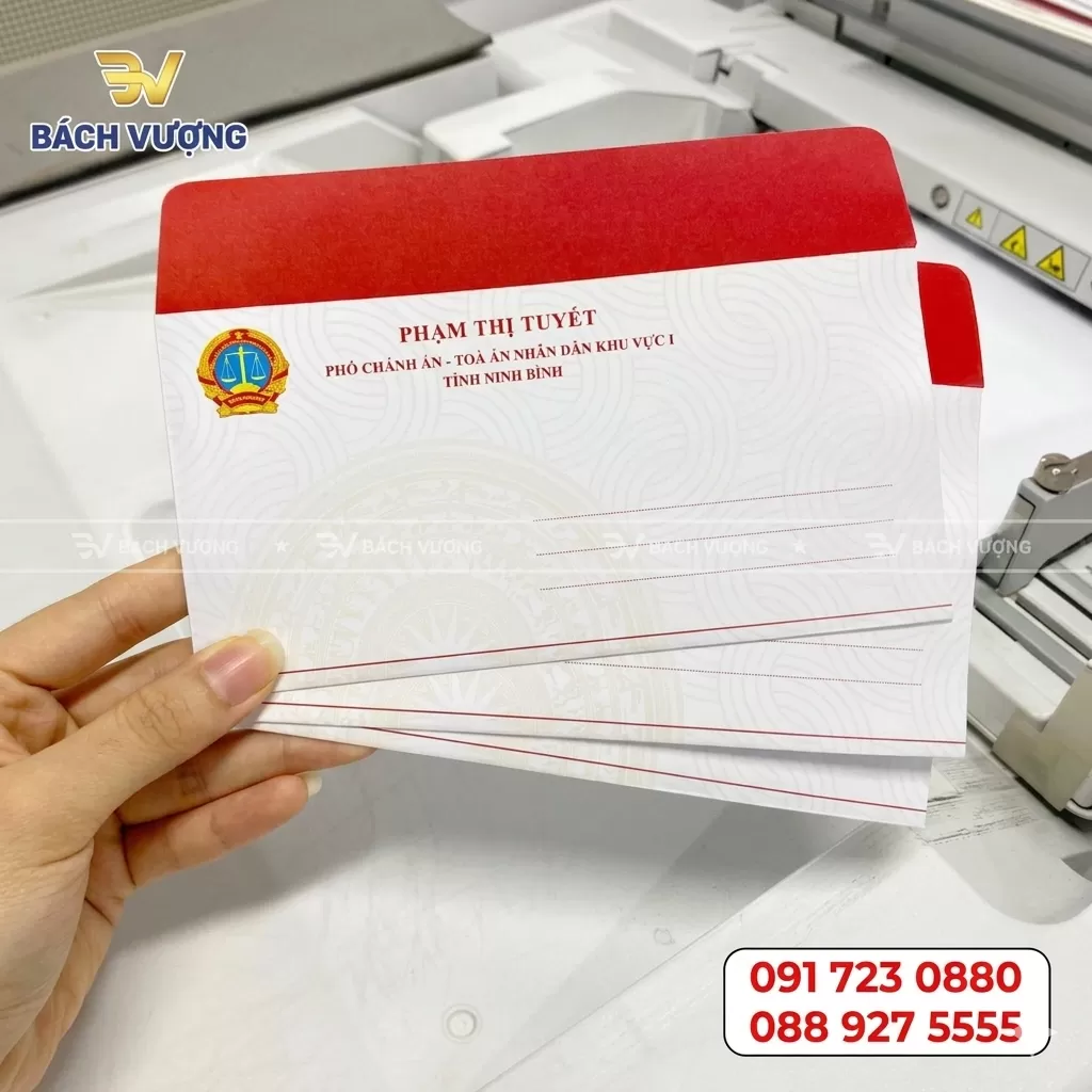 Dịch vụ in phong b&igrave; c&aacute; nh&acirc;n tại B&aacute;ch Vượng