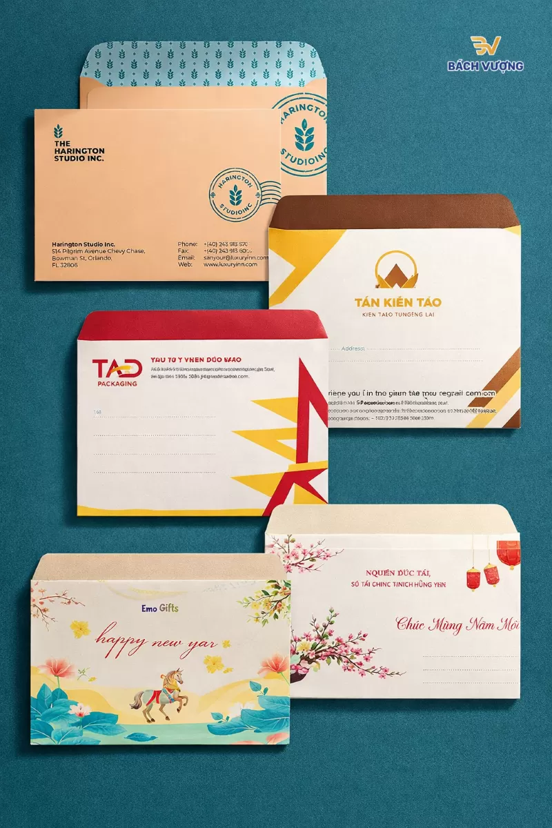 Mẫu phong b&igrave; c&ocirc;ng ty chuy&ecirc;n nghiệp tại B&aacute;ch Vượng