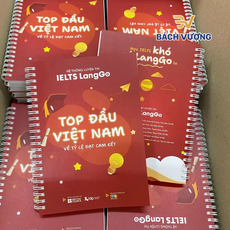 In sổ tay doanh nghiệp theo y&ecirc;u cầu - B&aacute;ch Vượng