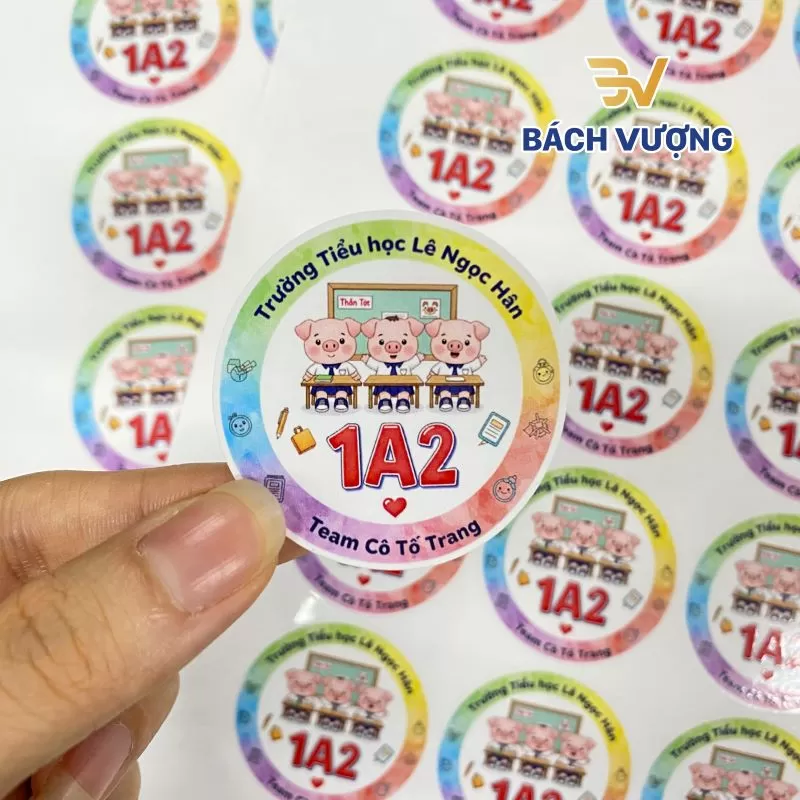 In sticker theo y&ecirc;u cầu tại B&aacute;ch Vượng