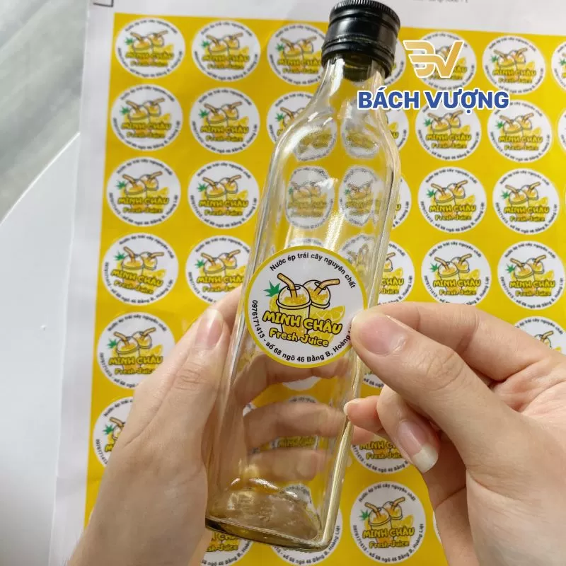 Tem nhãn cho sản phẩm đông lạnh - Bách Vượng