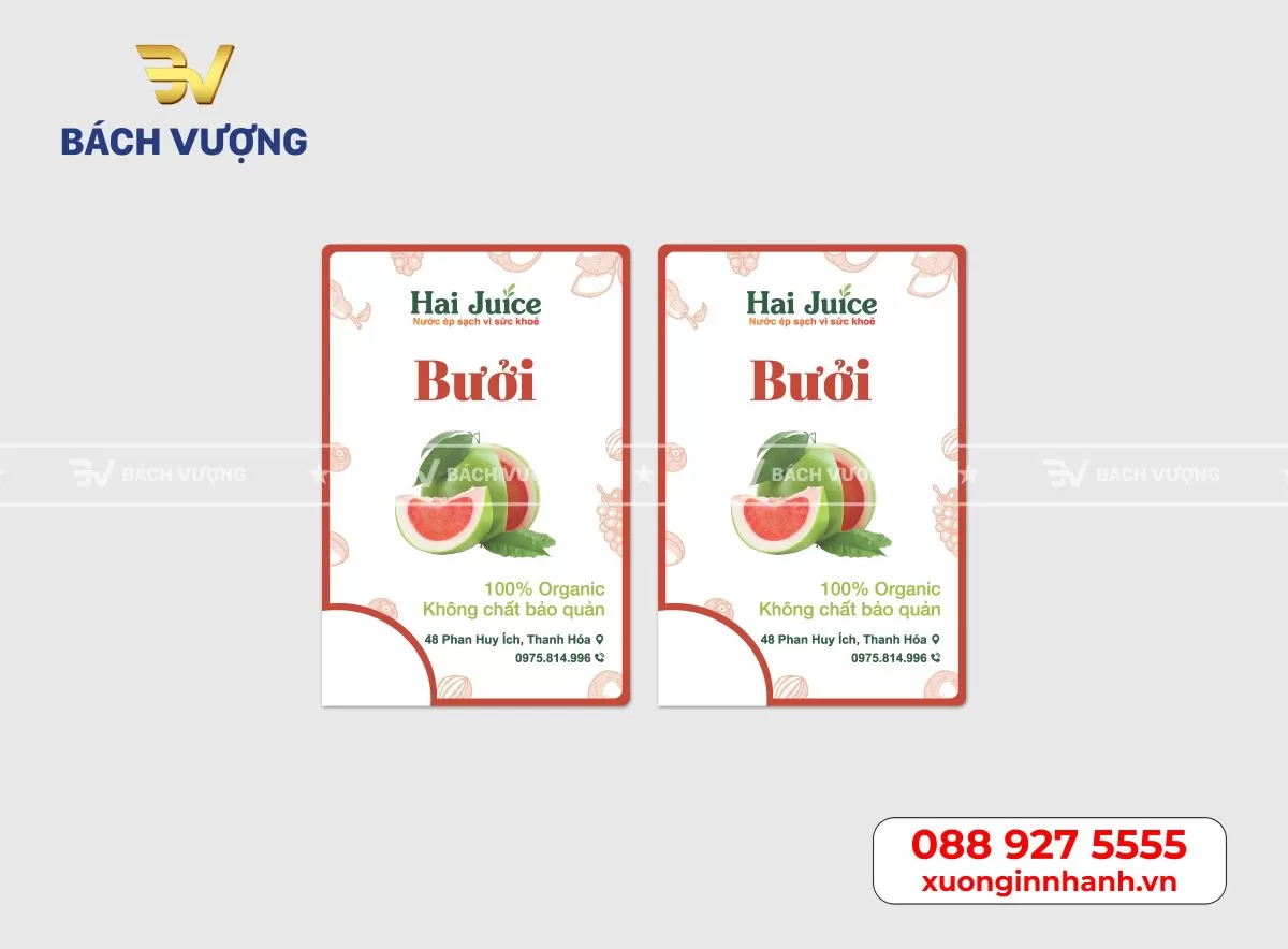 Mẫu in decal dán chai trà sữa, cà phê mang đi (take away)