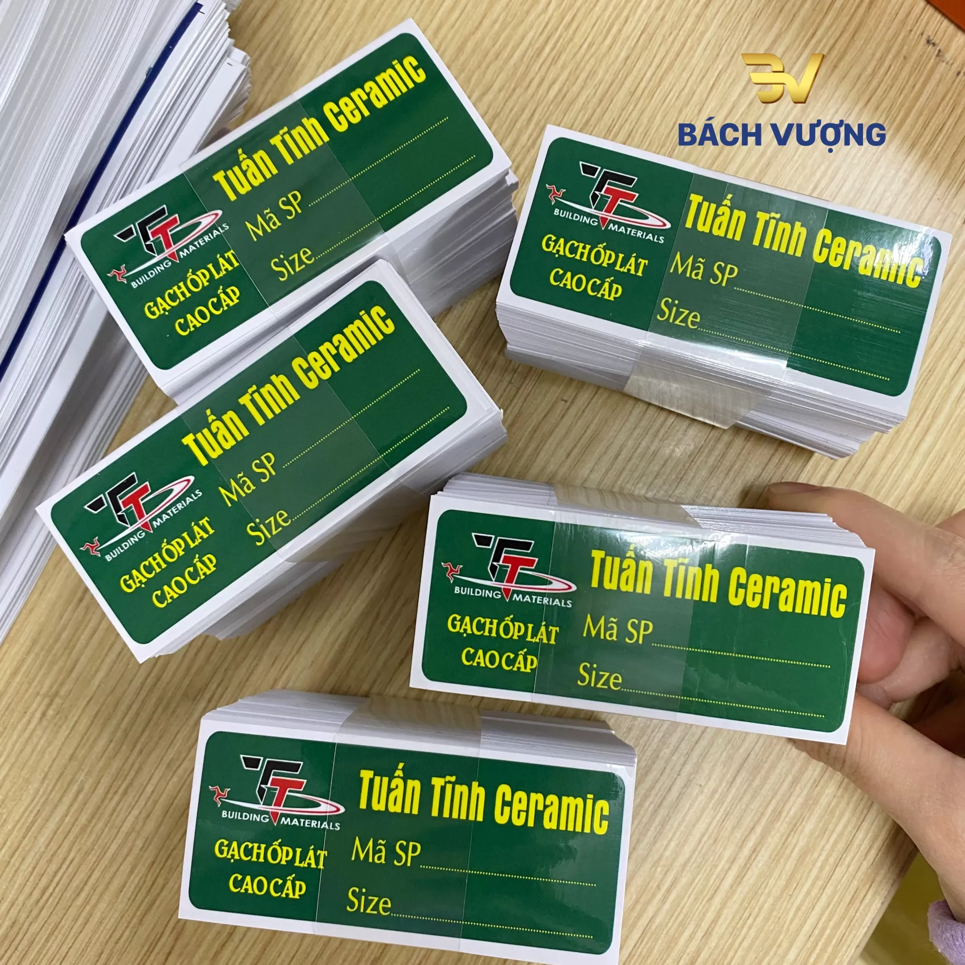 tem nhãn decal giấy