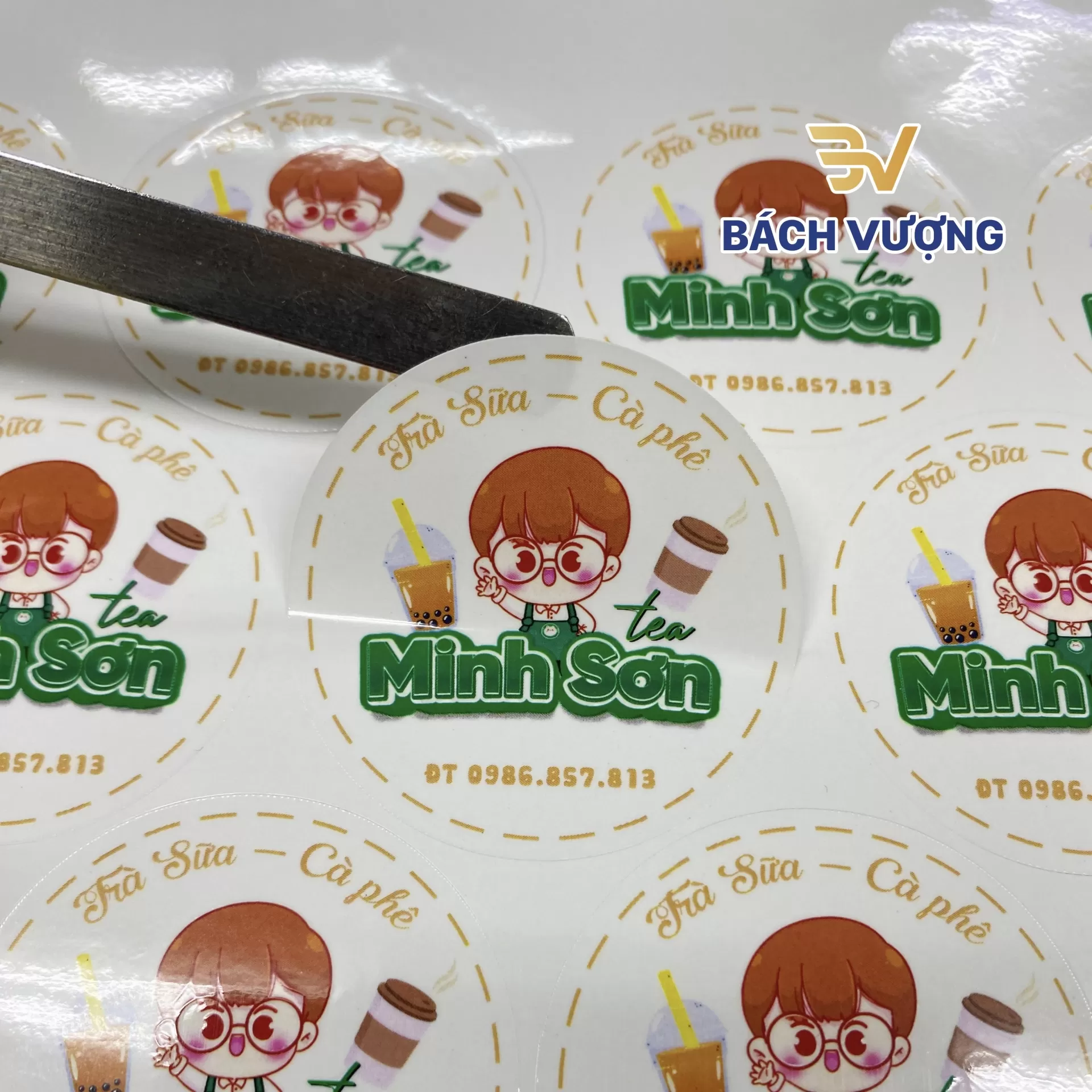 tem nhãn decal nhựa sữa