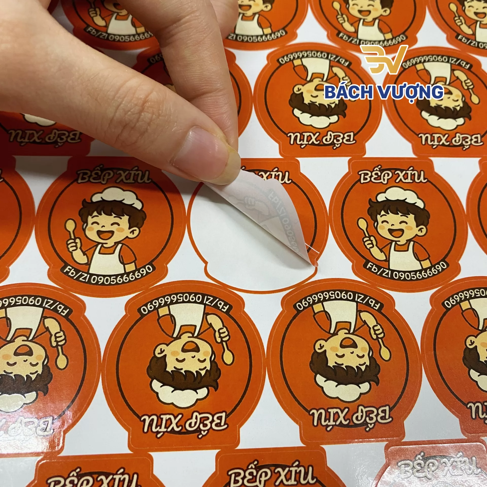 in tem nhãn decal nhựa sữa đẹp