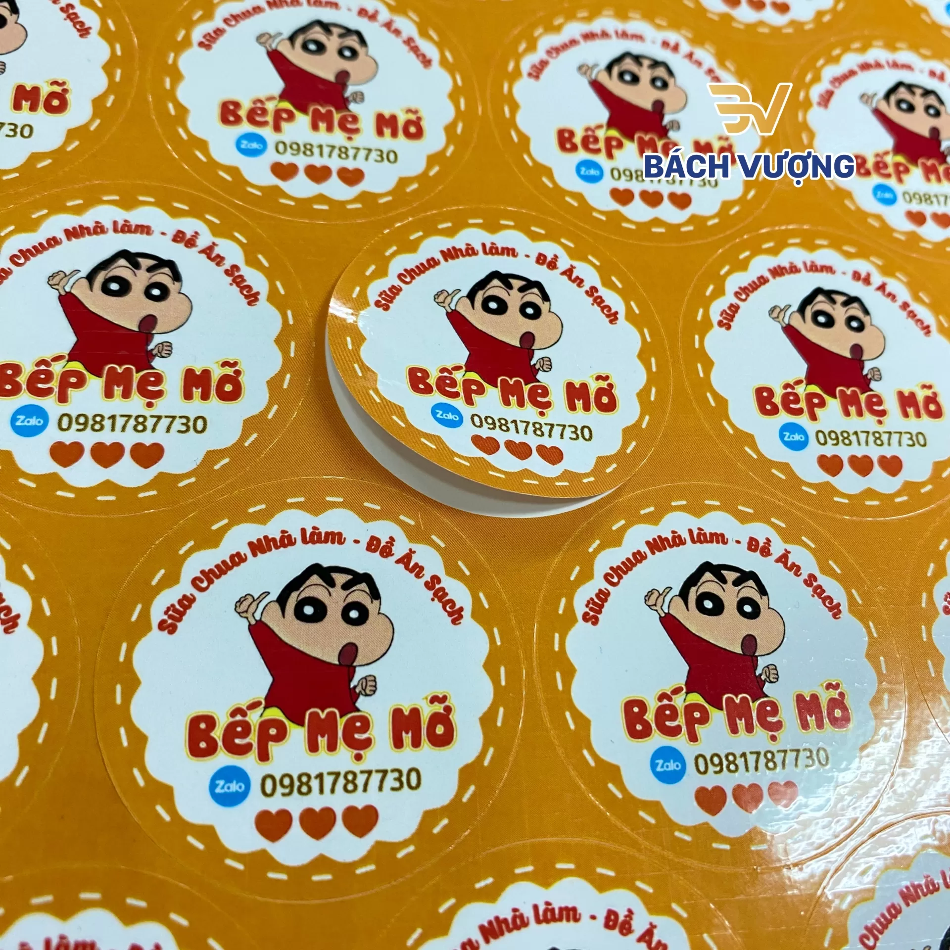 tem nhãn decal nhựa không thấm nước