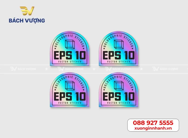 Mẫu tem bảo h&agrave;nh Hologram tại B&aacute;ch Vượng