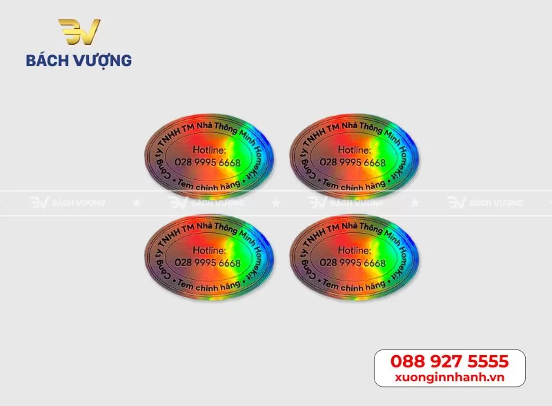 Dịch vụ in tem truy xuất nguồn gốc chống hàng giả - Bách Vượng