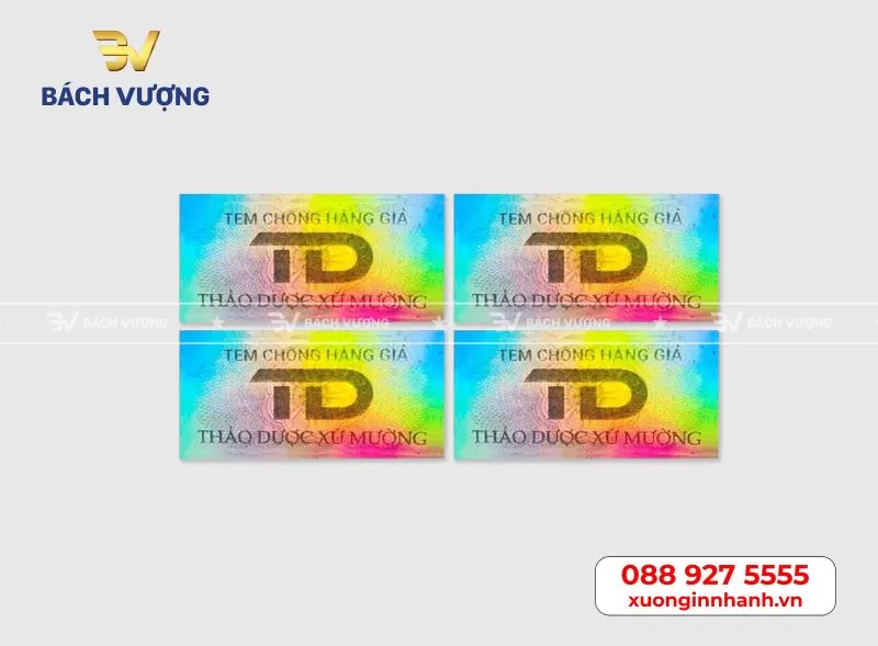 Dịch vụ in tem bảo h&agrave;nh gi&aacute; rẻ tại H&agrave; Nội - B&aacute;ch Vượng