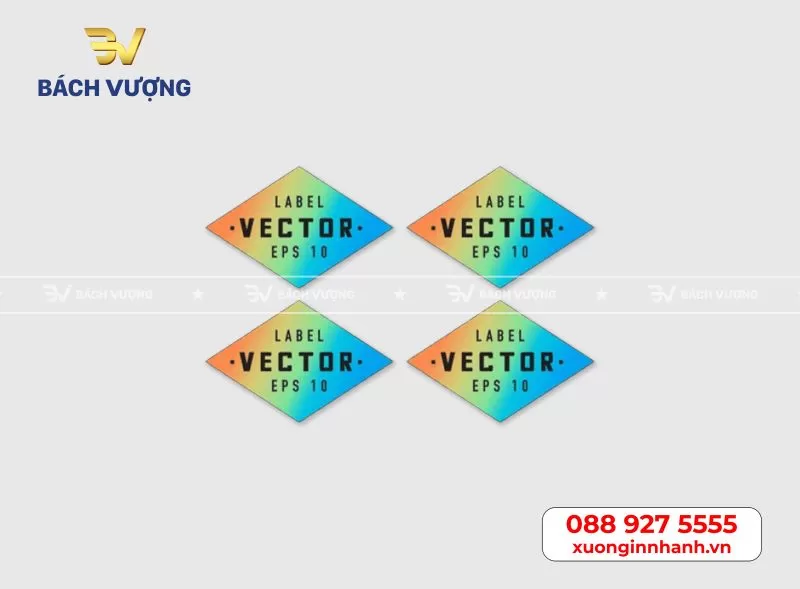 Mẫu tem bảo h&agrave;nh Hologram tại B&aacute;ch Vượng