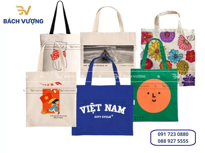 In túi vải canvas theo yêu cầu - Bách Vượng