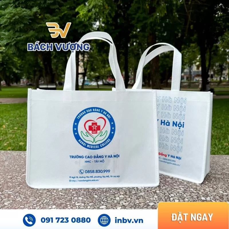 Túi vải không dệt in hình ảnh - Bách Vượng