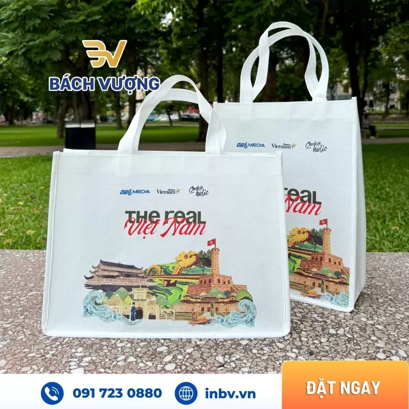 Túi vải không dệt in hình ảnh - Bách Vượng