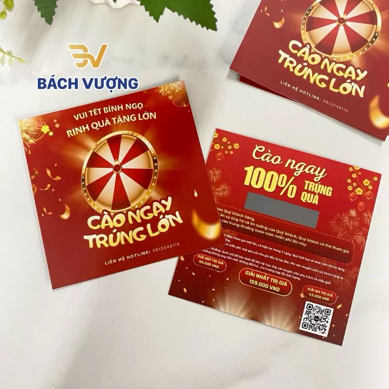 B&aacute;ch Vượng chuy&ecirc;n cung cấp dịch vụ in voucher gi&aacute; rẻ