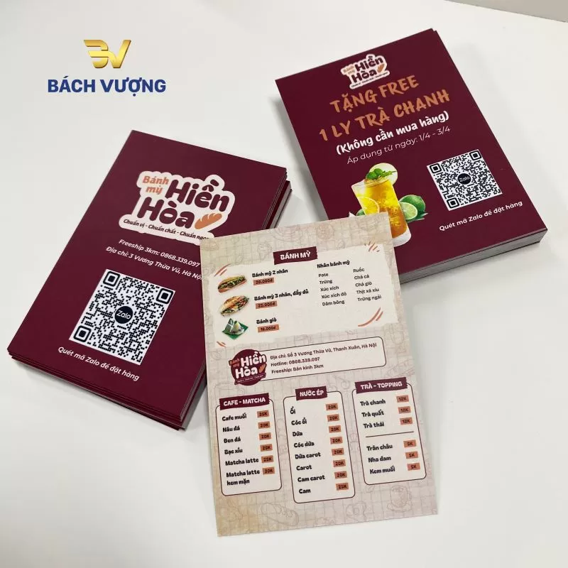Bách Vượng chuyên cung cấp dịch vụ in voucher giá rẻ