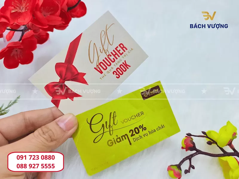 Bách Vượng chuyên cung cấp dịch vụ in voucher giá rẻ